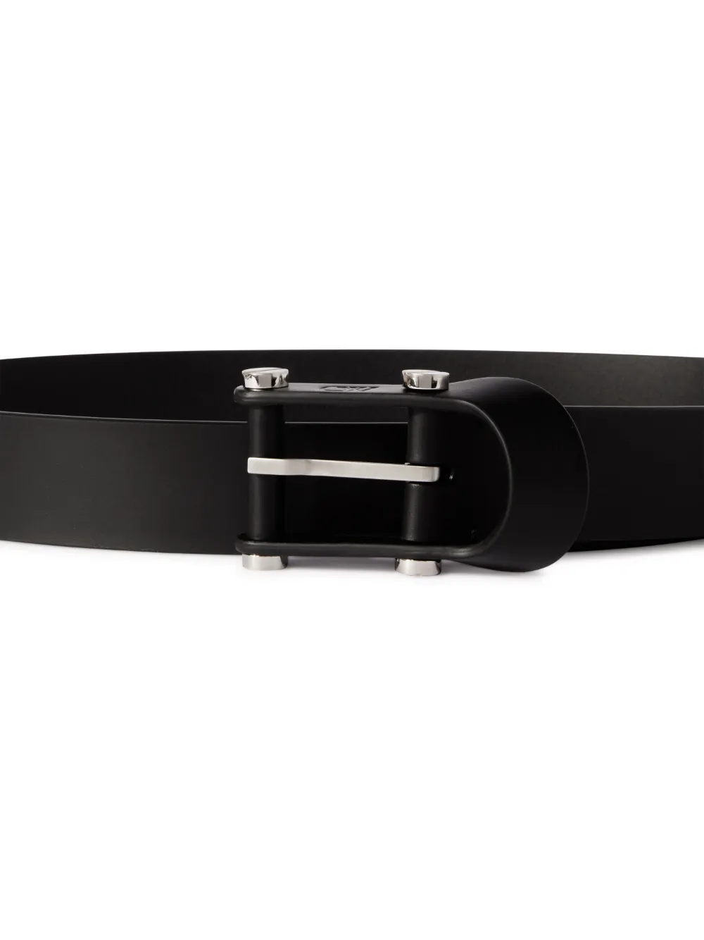 Off-White Leren riem - Zwart