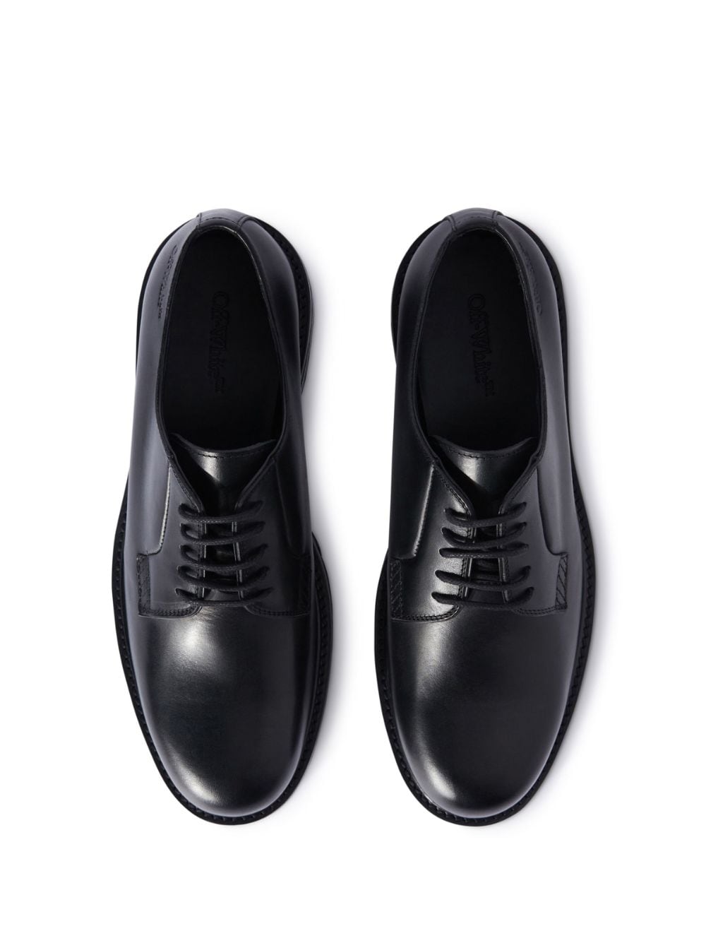 Off-White Military Leather Derby Shoes - Farfetch