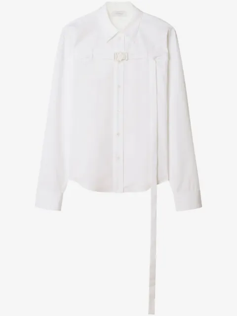 Off-White Camisa de popeline com fivela