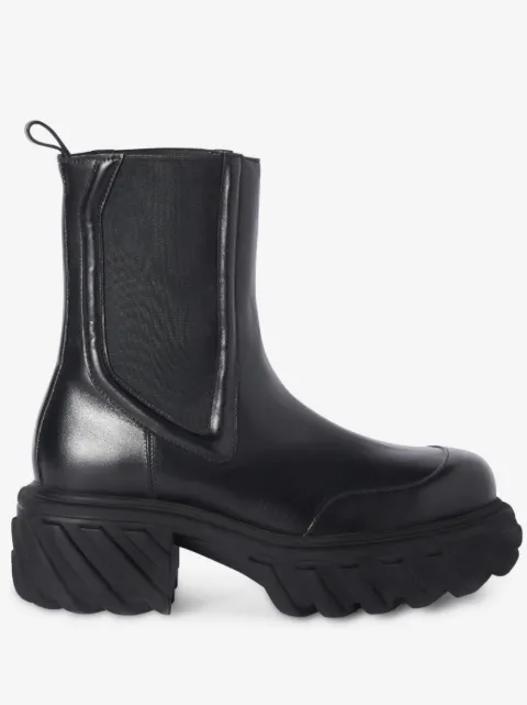 Off-White Tractor Motor leather boots