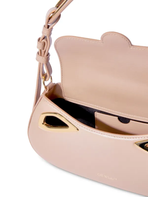 White and gold shoulder bag sale