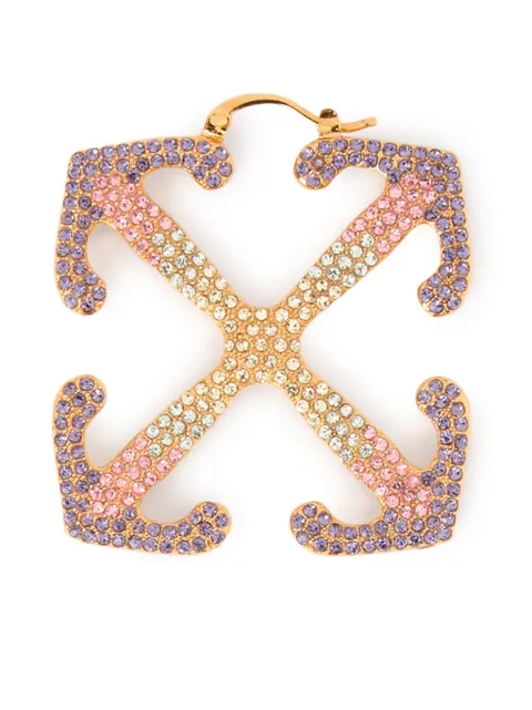 Off-White Degradé Arrow earrings