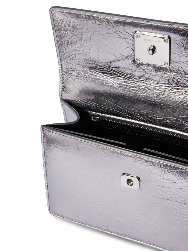 【希少】off-white シルバー 2wayハンドバッグ ヴァージル・アブロー オフ-ホワイト c/o ヴァージル アブロー™のバッグ | 物欲NON