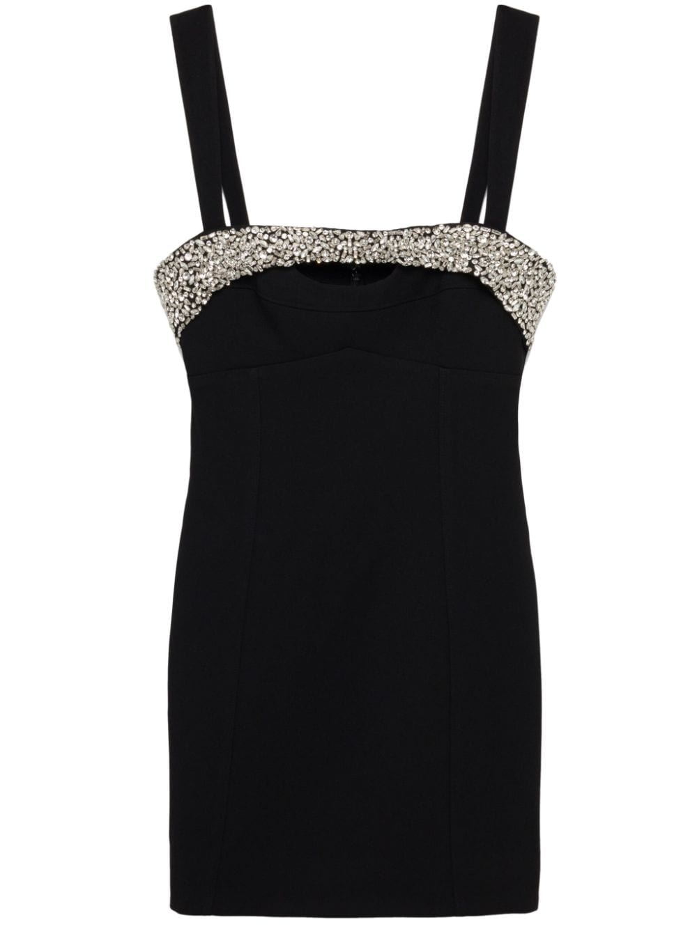 Miu Miu crystal-embellished Bow Mini Dress - Farfetch