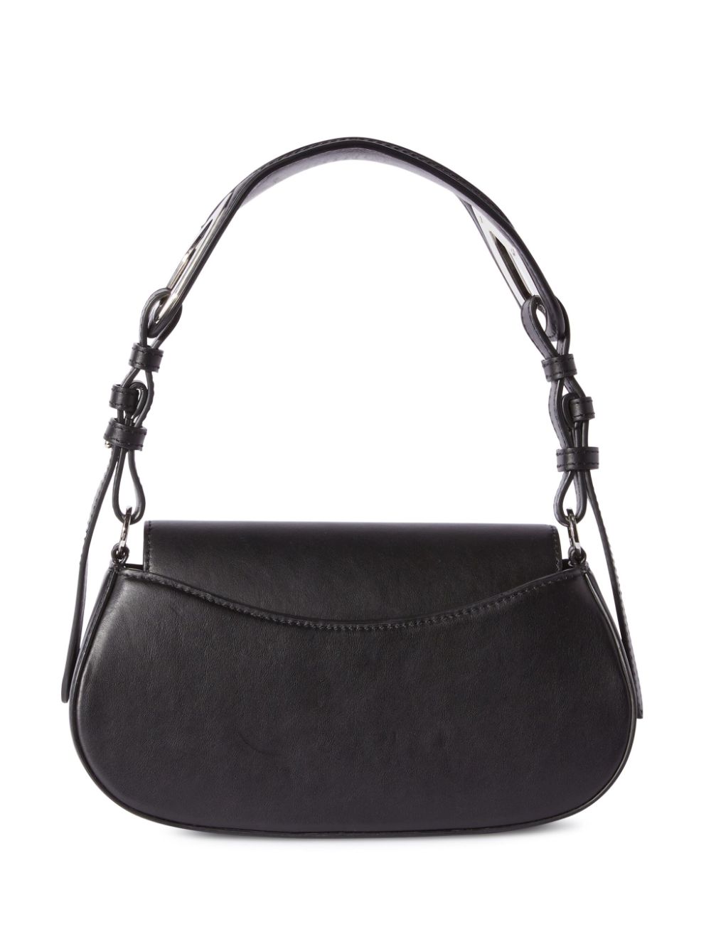 Shop Off-white Clam Shoulder Bag In Black