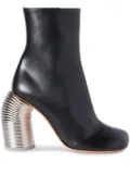 Off-White Spring leather ankle boots - Black