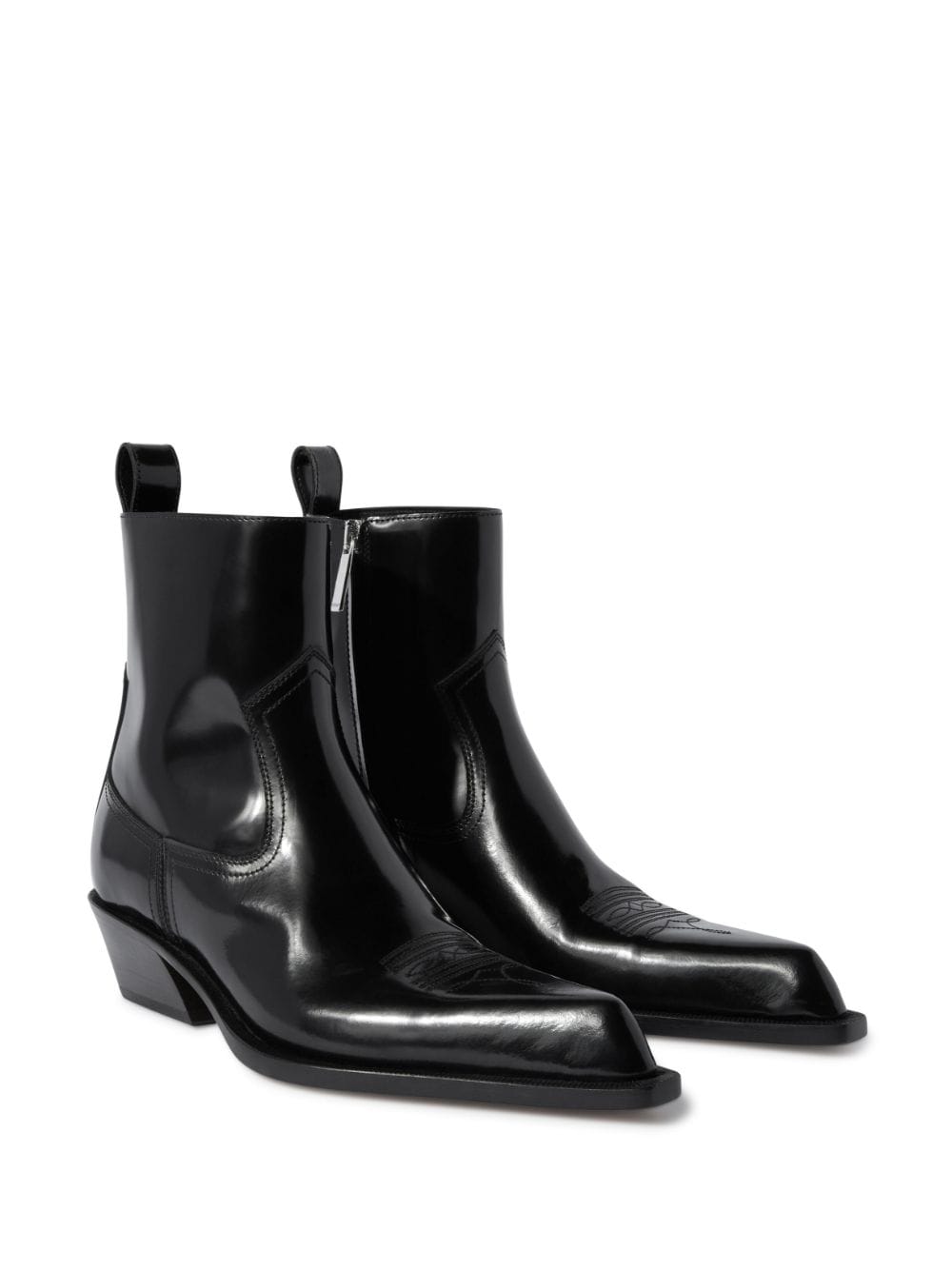 Off-White Western Blade Ankle Boots - Farfetch