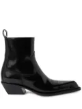 Off-White Western Blade ankle boots - Black