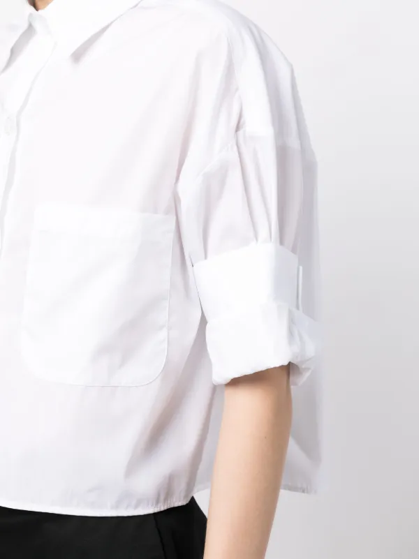 TWP クロップド シャツ | ホワイト | FARFETCH JP