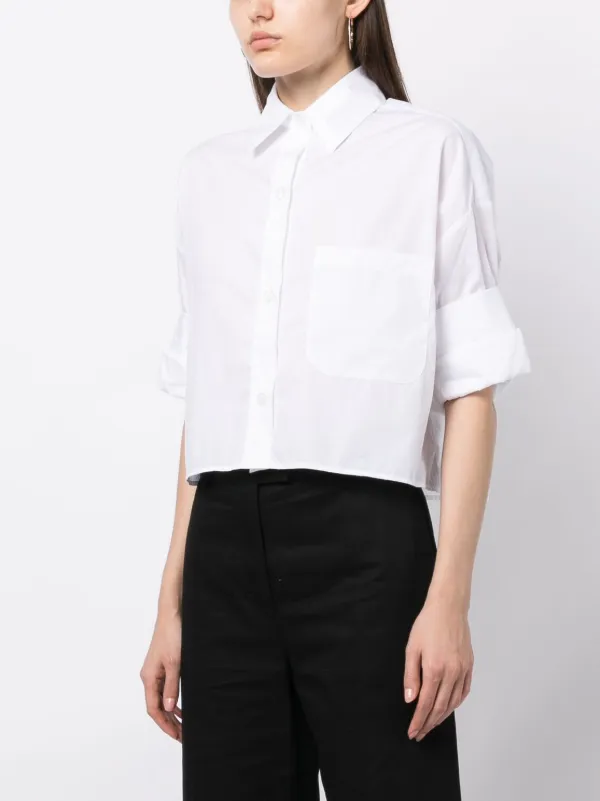TWP クロップド シャツ | ホワイト | FARFETCH JP