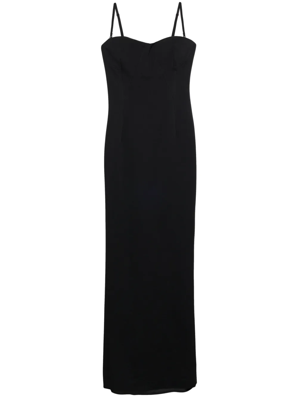 Simkhai Caspian bustier-style midi dress – Black