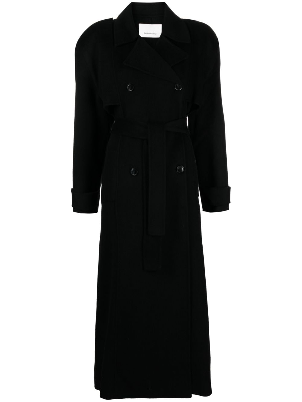 The Frankie Shop Nikola Padded Trench-coat In Black | ModeSens