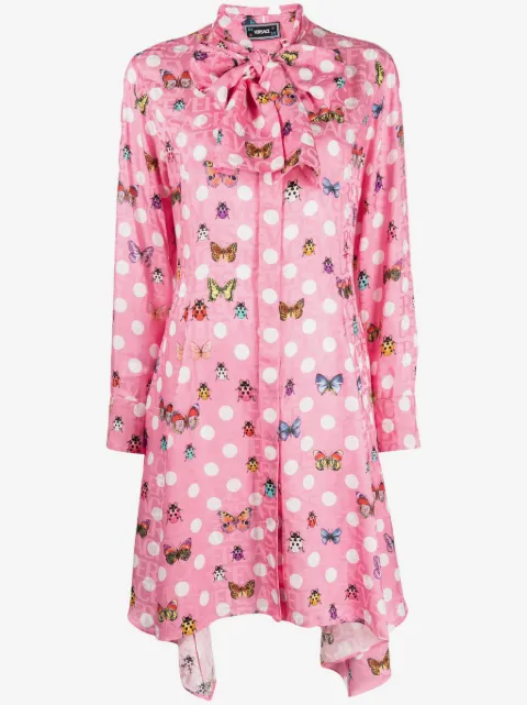 Versace vestido corto Butterflies & Ladybugs