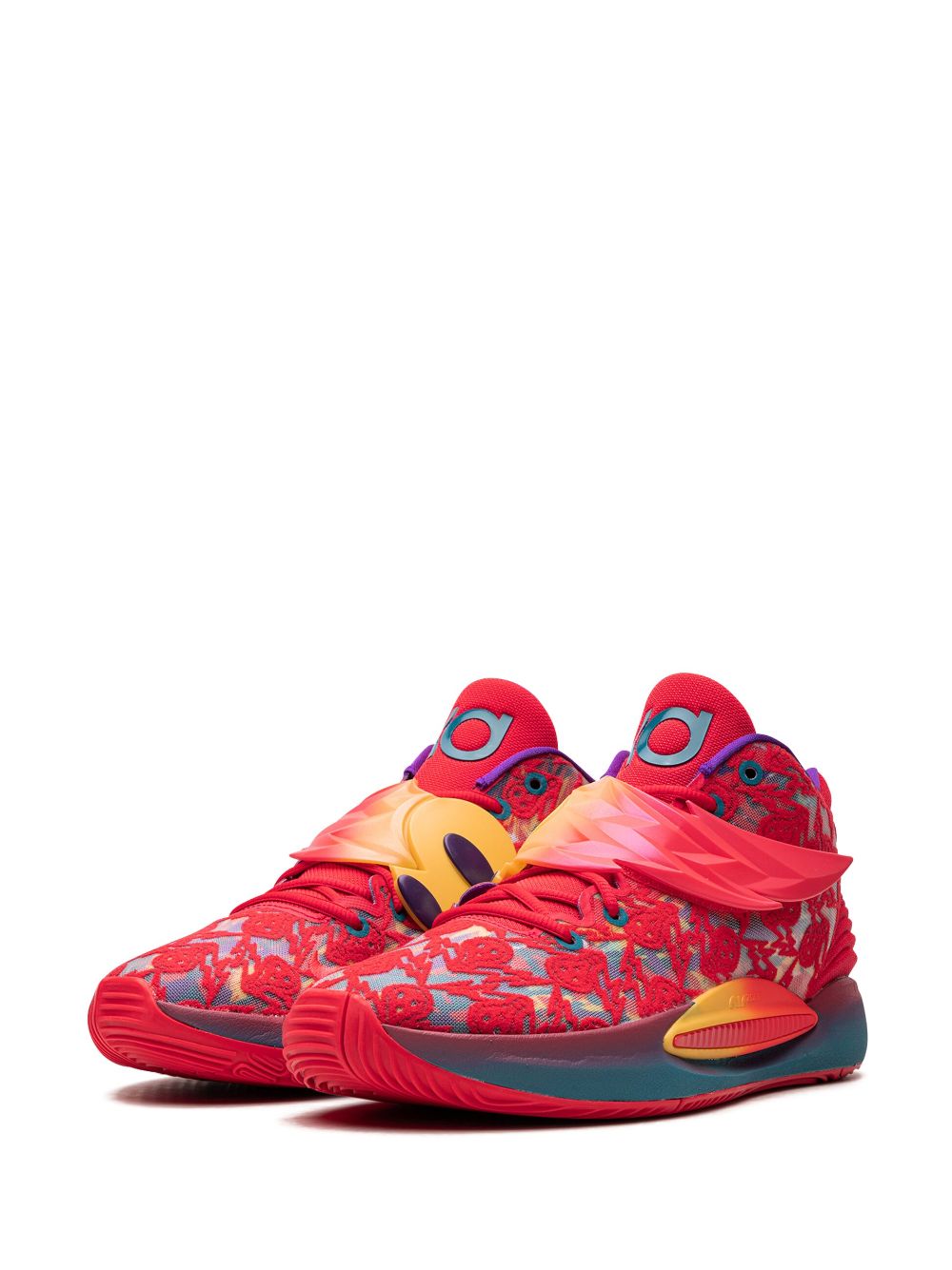 Shop Nike Kd 14 Ep "ron English 3" Sneakers In Red