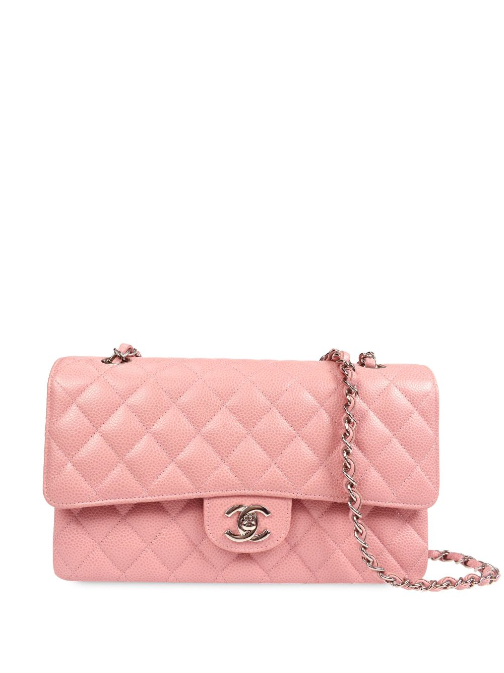 CHANEL Pre Owned 2005 Double Flap Shoulder Bag Pink FARFETCH IE