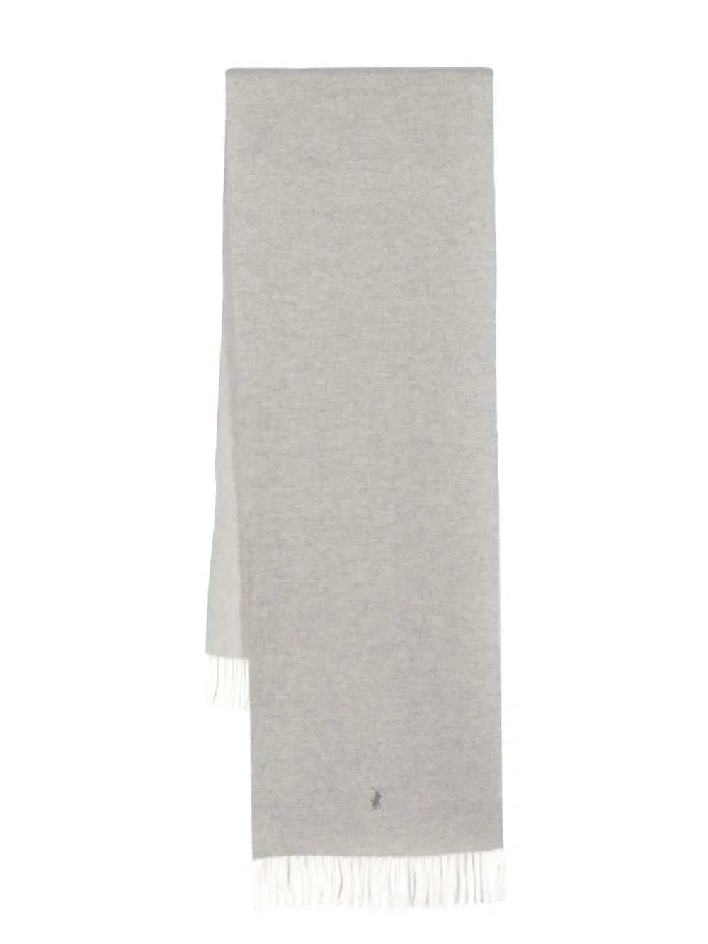 Polo Ralph Lauren Polo Pony-embroidered Knitted Scarf In Brown