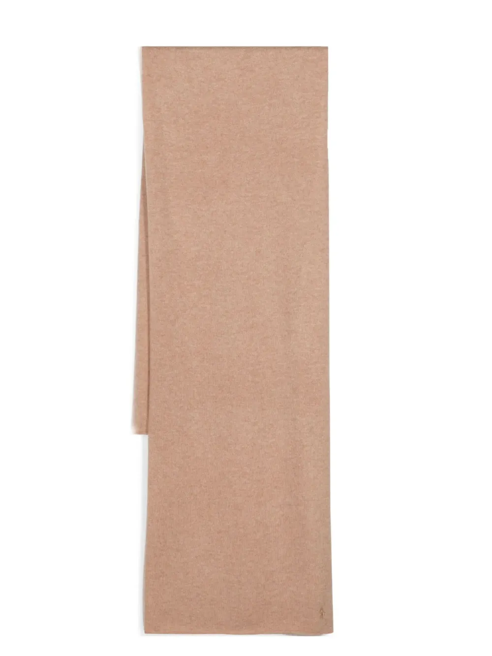 Polo Ralph Lauren Polo Pony-embroidered knitted scarf - Marrone