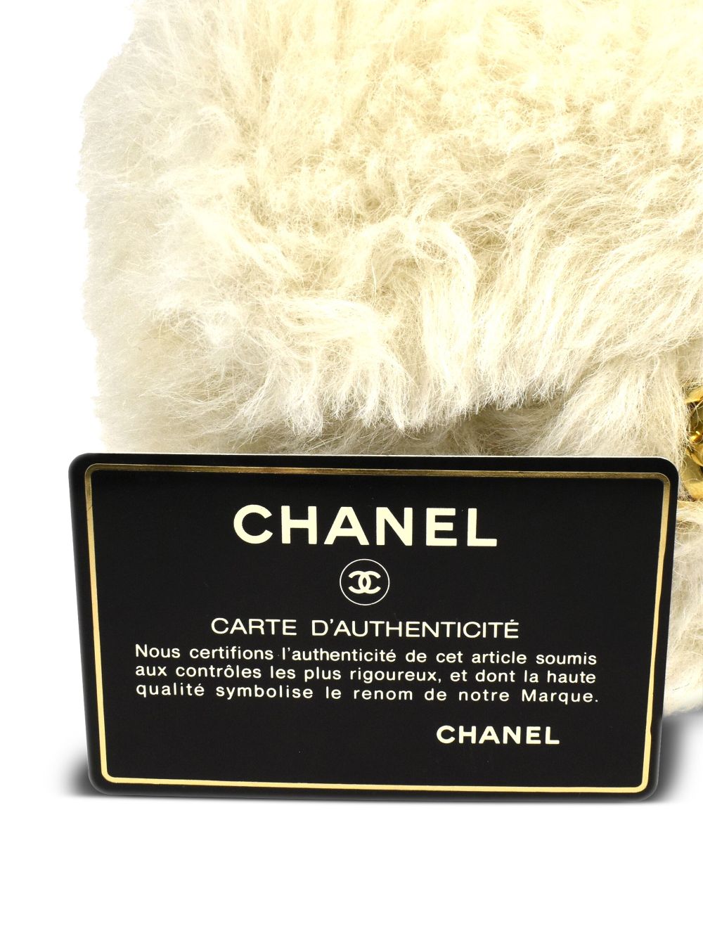 CHANEL 1992 mini fur tote bag Women