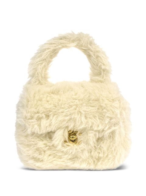 CHANEL 1992 mini fur tote bag Women