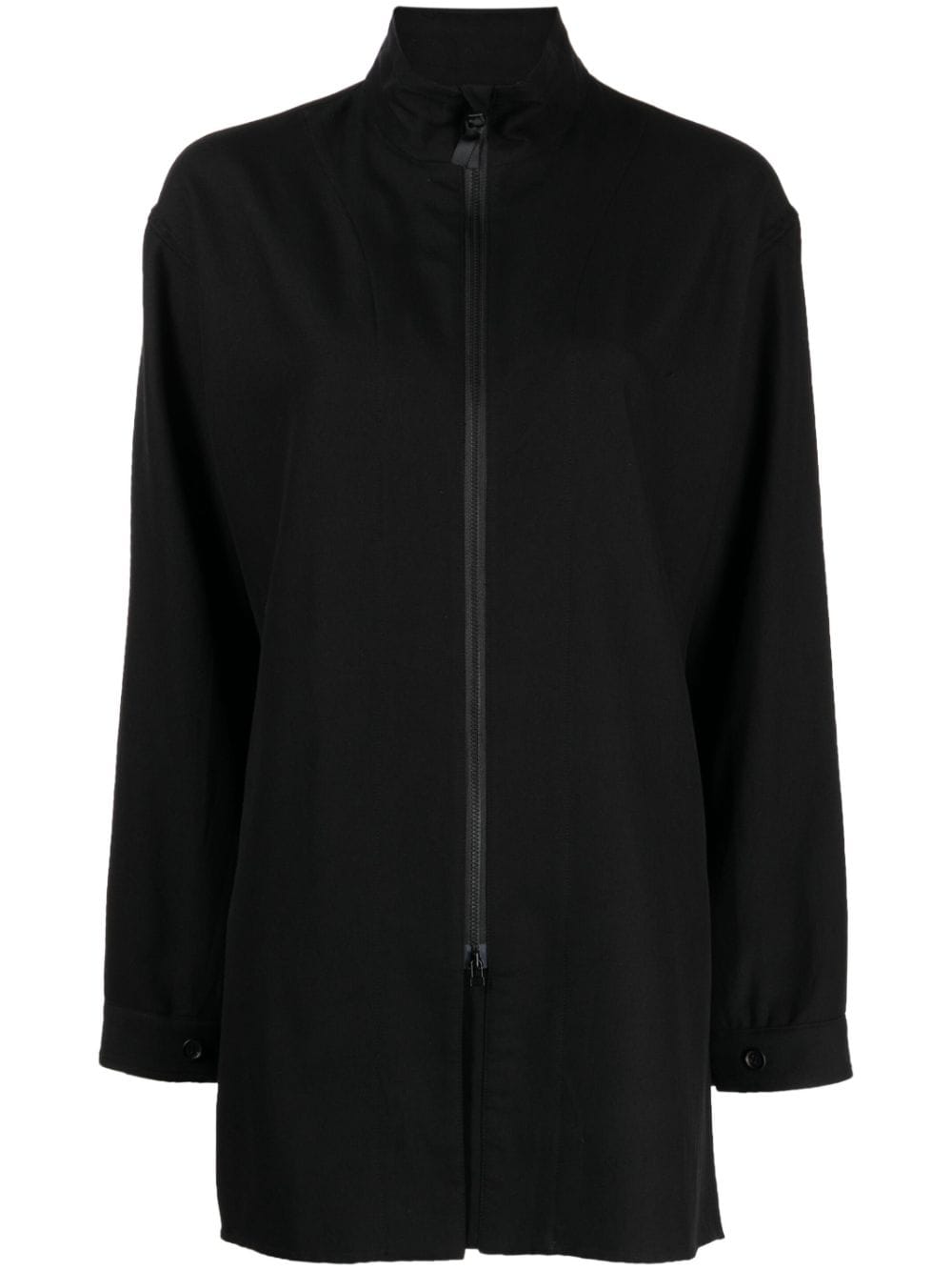Image 1 of Yohji Yamamoto high-neck zip-up jacket