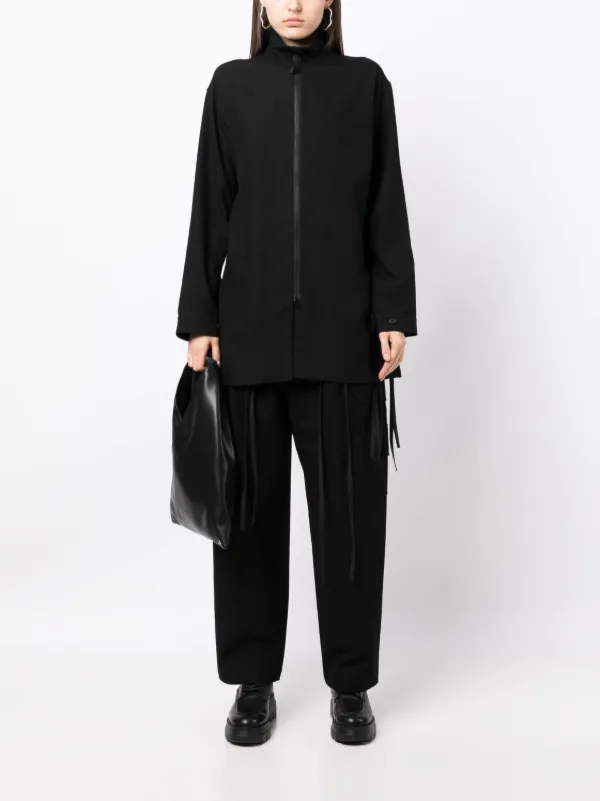 Yohji Yamamoto high-neck zip-up Jacket - Farfetch