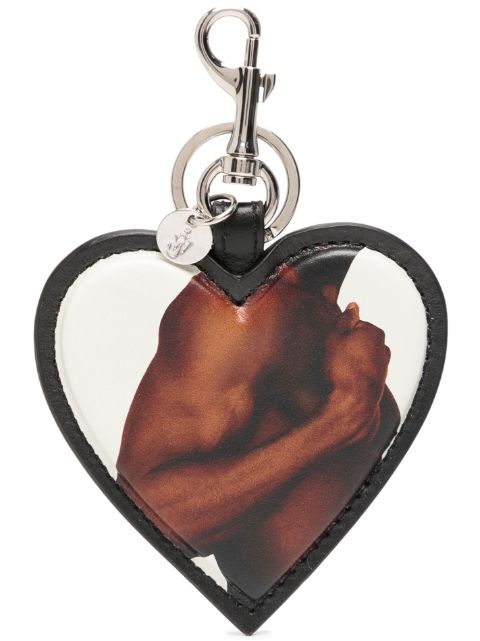 JW Anderson Heart photograph-print keyring Women