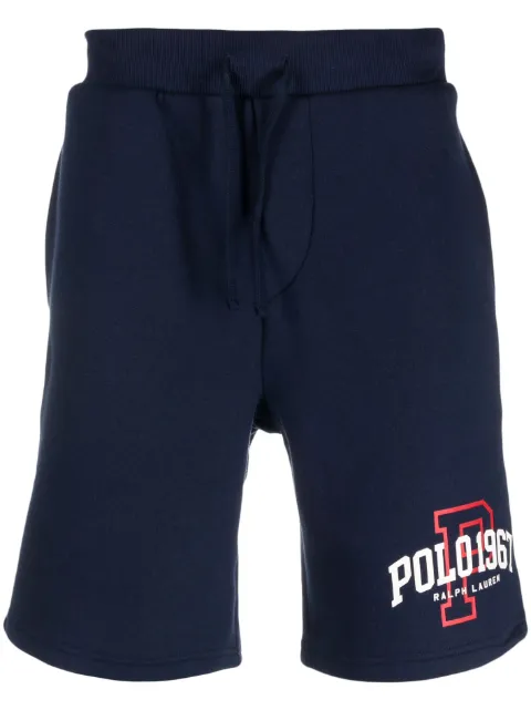 Polo Ralph Lauren logo-print cotton-blend track shorts