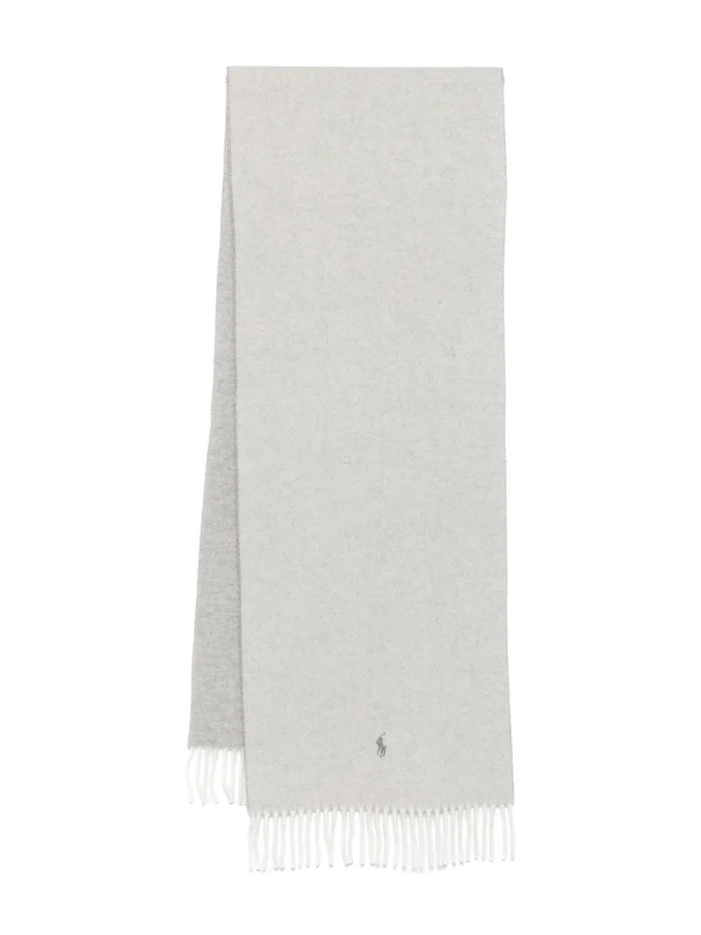 Polo Ralph Lauren Polo Pony-embroidered knitted scarf | Grey | Image 1