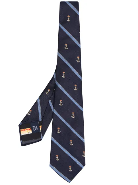 Polo Ralph Lauren graphic-print silk tie