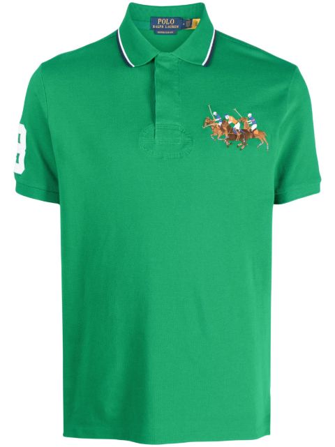 Polo Ralph Lauren embroidered-motif cotton polo shirt Men