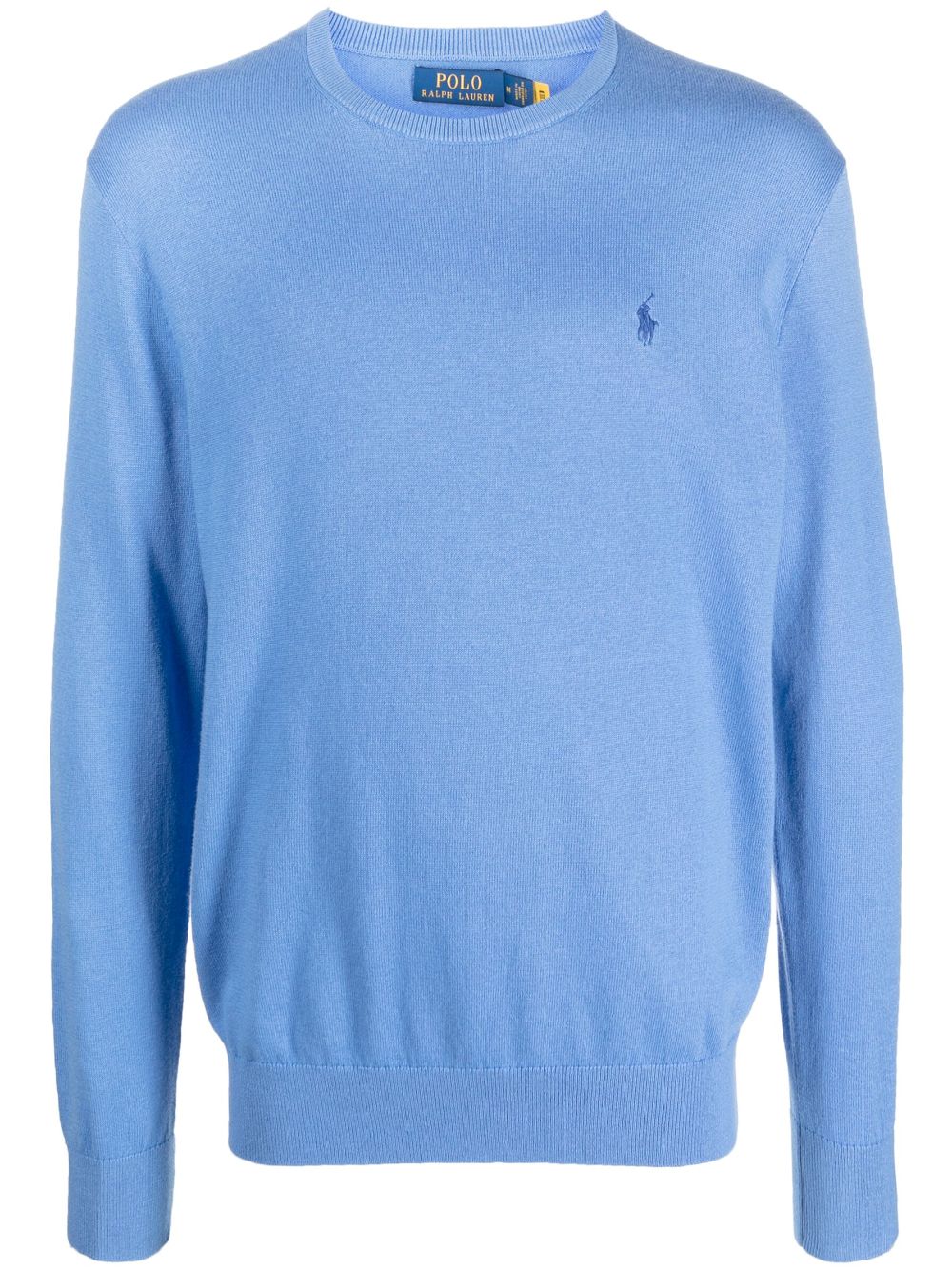 Image 1 of Polo Ralph Lauren logo-embroidered cotton-blend jumper