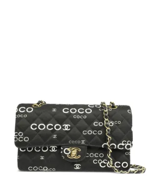 CHANEL  2002クラシック フラップ ジャンボ ショルダーバッグ Chanel 2002-2003 Black Caviar Small Classic Double Flap Shoulder
