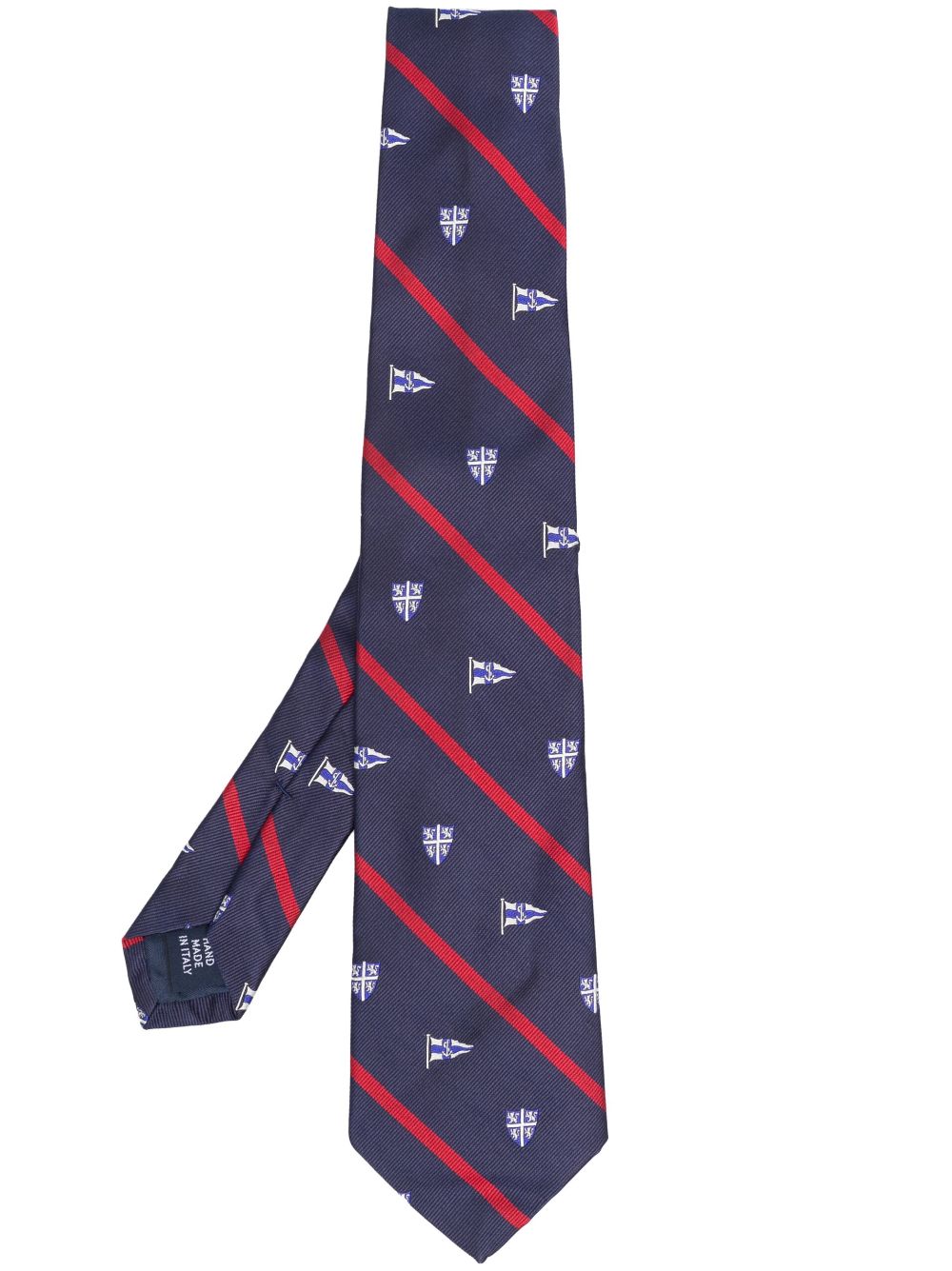 Polo Ralph Lauren stripe-print silk tie - Blue