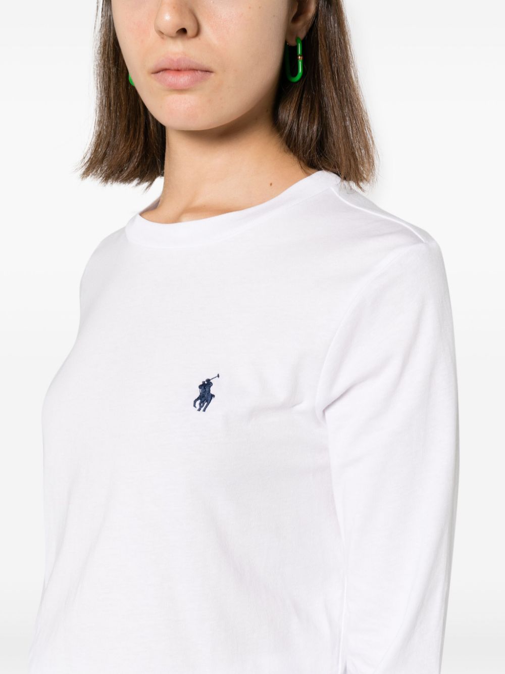 Polo Ralph Lauren Polo Pony-embroidered jersey T-shirt Women