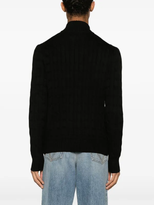 ttt_msw Knit polo cardigan（BLACK） ttt msw Knit polo cardigan（BLACK） ttt msw Knit polo