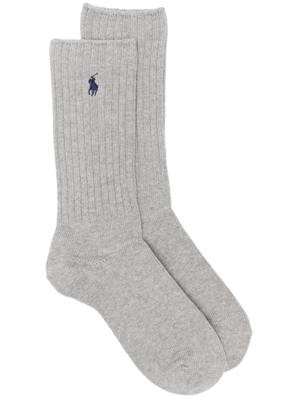 Polo Ralph Lauren Polo Pony-motif Socks In Grey