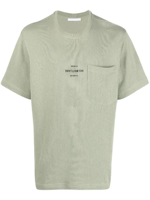T-shirt en maille à logo imprimé - Helmut Lang - Modalova