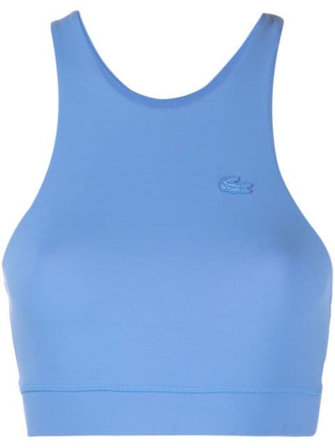 Lacoste - logo-appliqué training sports bra