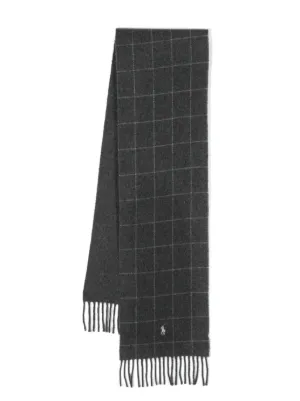 Polo Ralph Lauren Reversible Scarf | Black | FARFETCH