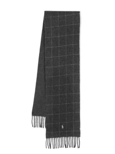 Polo Ralph Lauren Polo Pony-motif fringed scarf