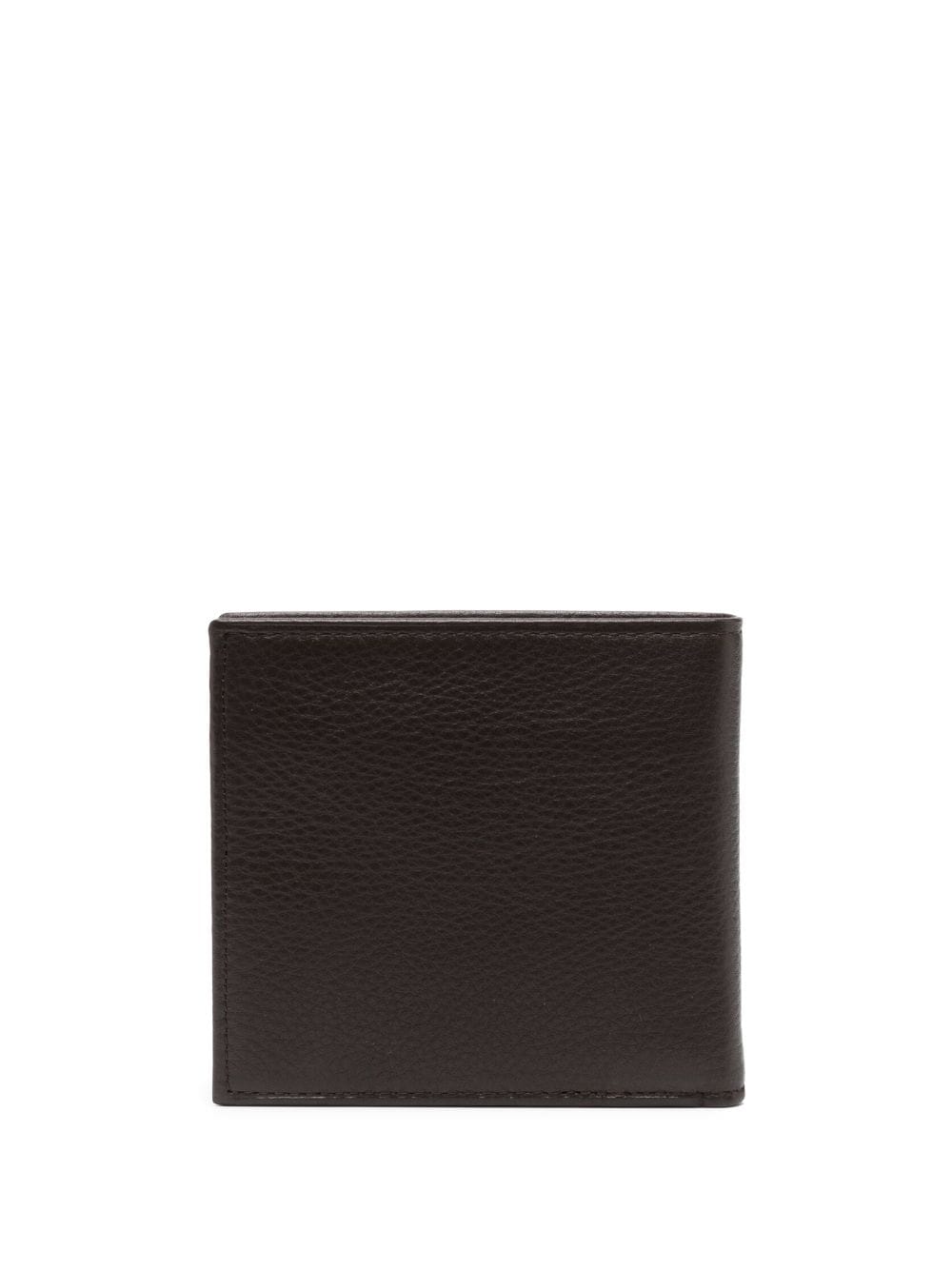 Shop Polo Ralph Lauren Bi-fold Leather Wallet In Brown