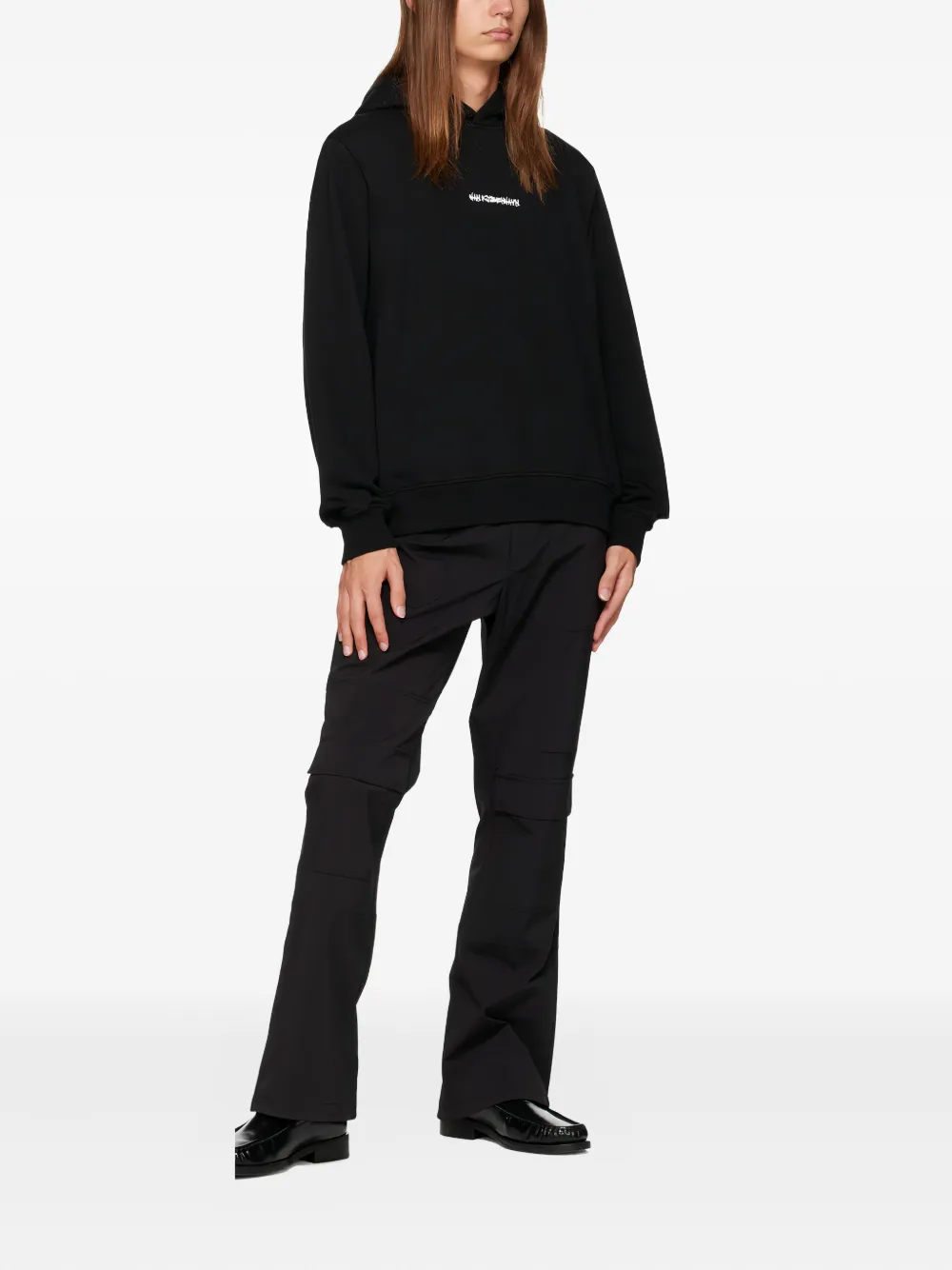 Han Kjøbenhavn Hoodie met print Zwart