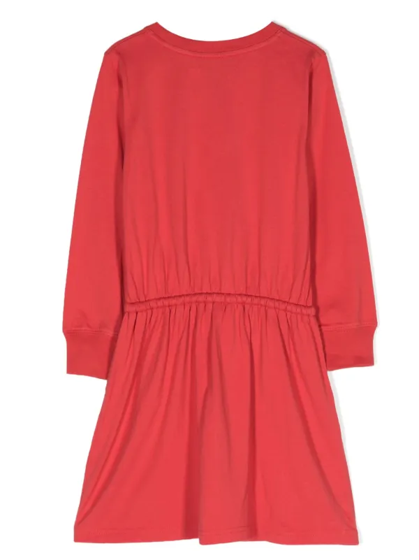 Ralph Lauren - Kids - Polo Bear Cotton Jersey Dress - Girls - Red