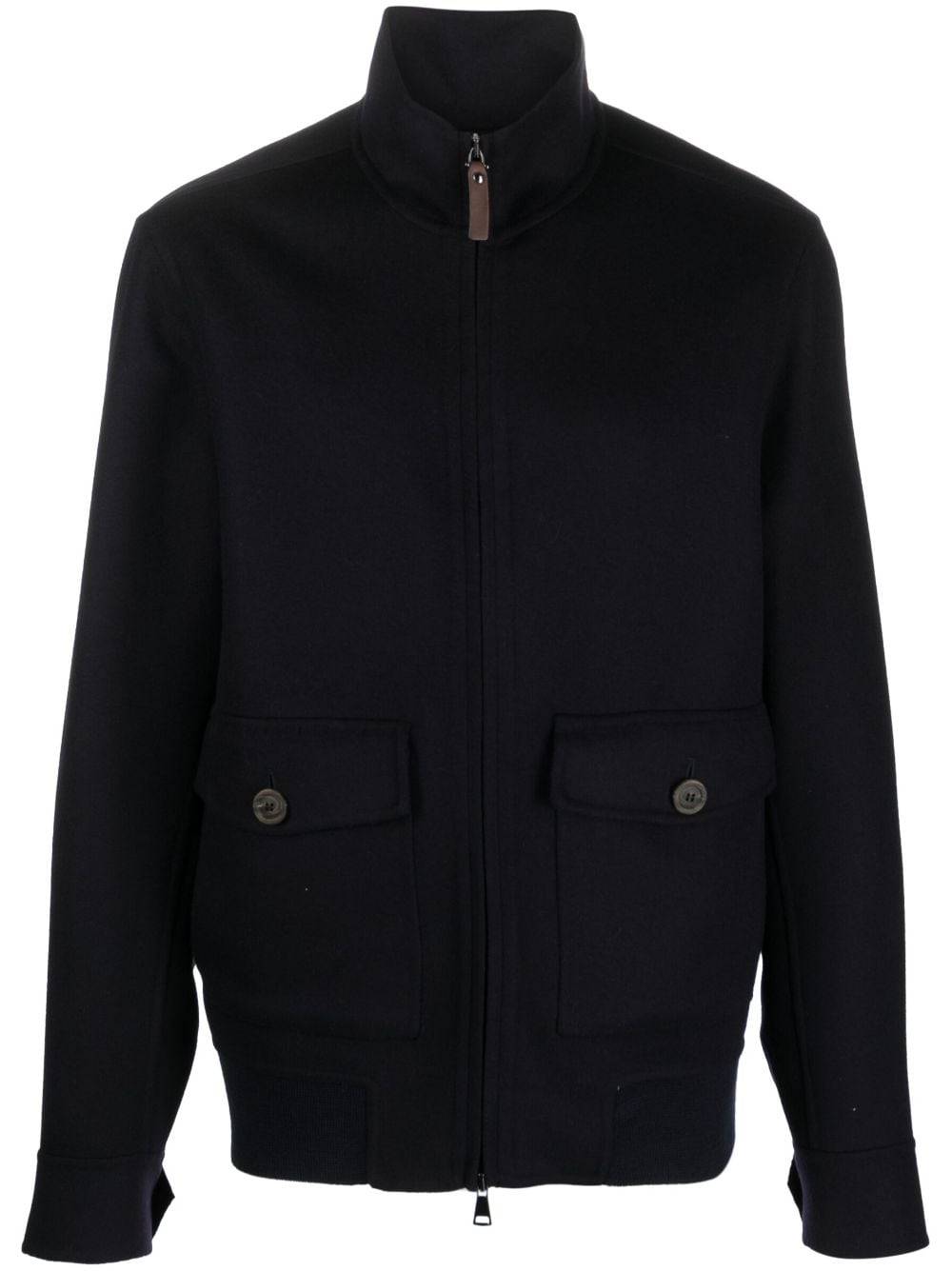 Canali zip-up wool-cashmere Jacket - Farfetch