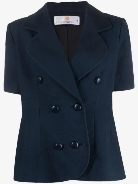 Givenchy Pre-Owned 1990 short-sleeved double-breasted blazer