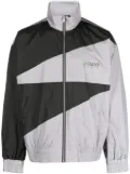 Kenzo two-tone logo-print lightweight jacket - Grey