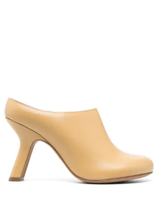 LOEWE ◆ TERRA MULES Loewe Terra wedge leather mules Loewe
