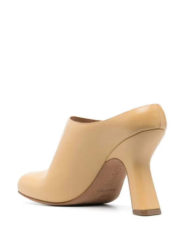 LOEWE ◆ TERRA MULES Loewe Terra wedge leather mules Loewe
