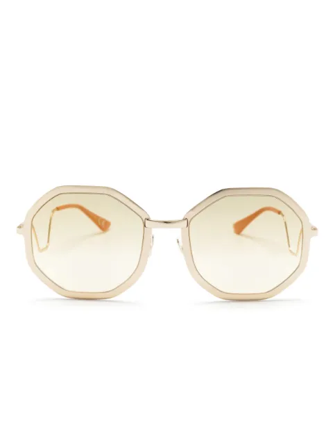 Marni Eyewear lentes de sol con armazón redonda y micas oscuras