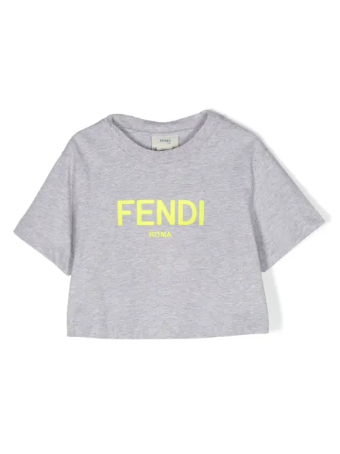 Fendi Kids logo-print cotton T-shirt